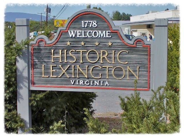 Lexington's Welcome Sign